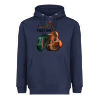 Navy country till i die Heavyweight Hoodie - Jasminsmagicworld