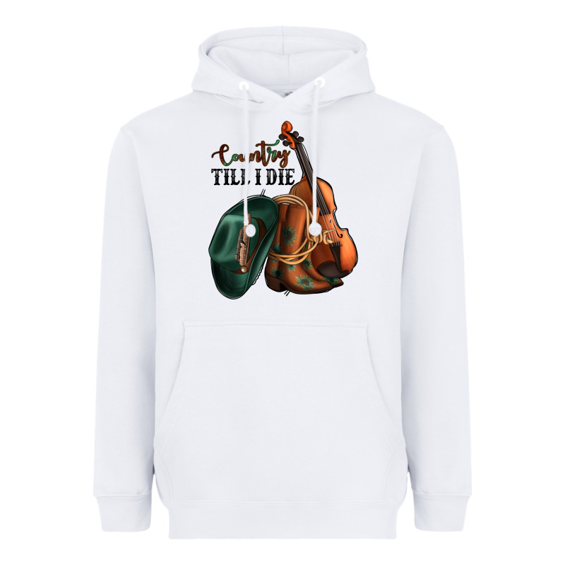 Country Till I Die Heavyweight Hoodie by Jasminsmagicworld | Teevron