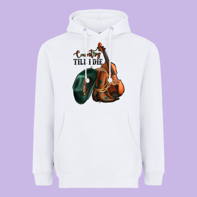 Country Till I Die Heavyweight Hoodie Designed By Jasminsmagicworld