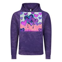Cloud Purple love Vintage Hoodie - CowhideDigitalArt