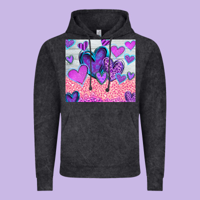 Love Vintage Hoodie Designed By Cowhidedigitalart