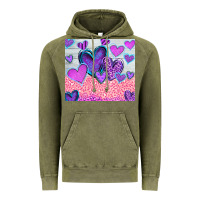 Vintage Olive love Vintage Hoodie - CowhideDigitalArt