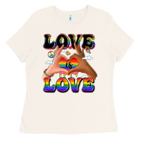 Bone love is love lgbtq pride hands Ladies Tee - LillyAllenDesigns
