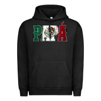 Pigment Black Mexican Flag Papá Urban Hoodie - Jasminsmagicworld