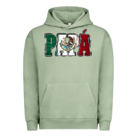 Pigment Oil Green Mexican Flag Papá Urban Hoodie - Jasminsmagicworld