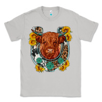 Moon Dust western leopard cowhide cow horseshoe Classic Tee - OliviaCreatesArt