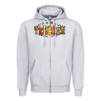 Heather Grey spanish teacher Zipper Hoodie - RanaPortraitStore