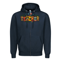 Navy spanish teacher Zipper Hoodie - RanaPortraitStore
