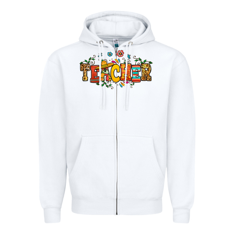 Spanish Teacher Zipper Hoodie by RanaPortraitStore | Teevron