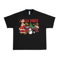 Black Jolly Vibes Urban Heavy Tee - CowhideDigitalArt
