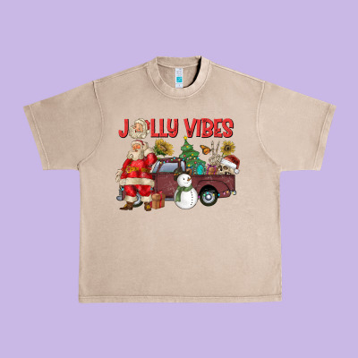 Jolly Vibes Urban Heavy Tee Designed By Cowhidedigitalart