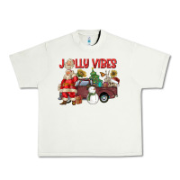 Pistachio Jolly Vibes Urban Heavy Tee - CowhideDigitalArt