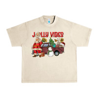 Sandshell Jolly Vibes Urban Heavy Tee - CowhideDigitalArt