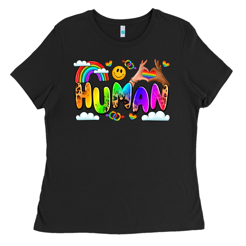 Human Pride Ladies Tee by LillyAllenDesigns | Teevron