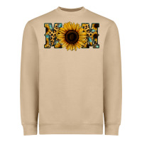 Mushroom Sunflower Leopard Mom Heavyweight Sweatshirt - Jasminsmagicworld