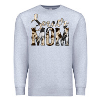 Heather Grey soccer mom Premium Sweatshirt - Jasminsmagicworld