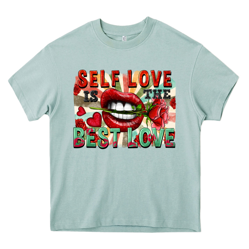 Self Love Is The Best Love Heavy Core Tee by FaDigitalArtStudio | Teevron