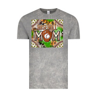 Cloud Rock Baseball Mom Vintage Tee - CowhideDigitalArt