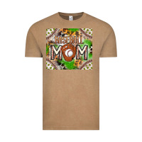 Vintage Coffee Baseball Mom Vintage Tee - CowhideDigitalArt