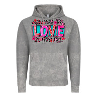 Cloud Rock Love Valentine Vintage Hoodie - CowhideDigitalArt
