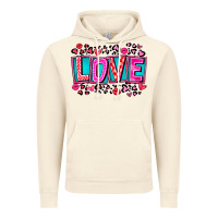 Vintage Artic Love Valentine Vintage Hoodie - CowhideDigitalArt