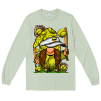 Matcha softball gnome Long Sleeve Tee - SublimationCraftShop