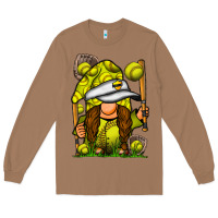 Toasted Coconut softball gnome Long Sleeve Tee - SublimationCraftShop