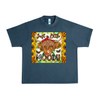 Midnight Navy Just A Little Moody Urban Heavy Tee - CowhideDigitalArt
