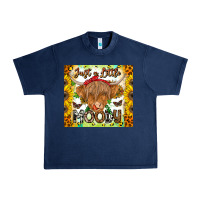 Navy Just A Little Moody Urban Heavy Tee - CowhideDigitalArt