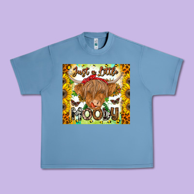Just A Little Moody Urban Heavy Tee Designed By Cowhidedigitalart