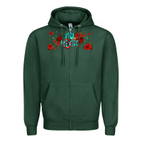 Sports Green viva mexico long live mexico Zipper Hoodie - Jasminsmagicworld