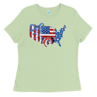 Matcha America map Ladies Tee - CowhideDigitalArt