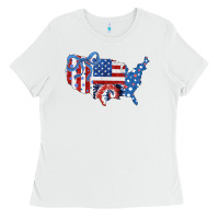 America Map Ladies Tee | Teevron