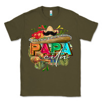 Army Green Papacita Classic Tee - FaDigitalArtStudio