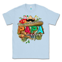 Dusty Blue Papacita Classic Tee - FaDigitalArtStudio