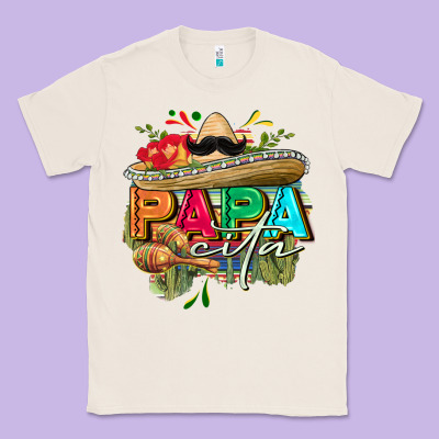 Papacita Classic Tee Designed By Fadigitalartstudio