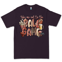 Plum take me out to the ball game Premium Tee - FaDigitalArtStudio