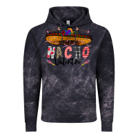 Cloud Black festive sombrero and nacho art Vintage Hoodie - CowhideDigitalArt