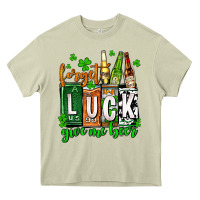 Mossy St. Patrick's Forget luck give me beer Heavy Core Tee - OliviaCreatesArt