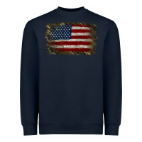 Navy Camouflage Usa Flag Background Heavyweight Sweatshirt - Jasminsmagicworld