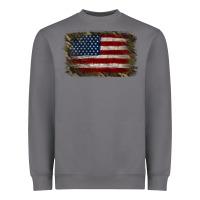Storm Camouflage Usa Flag Background Heavyweight Sweatshirt - Jasminsmagicworld