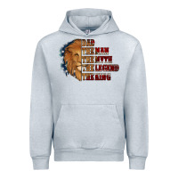 Heather Grey Dad The Man The Myth The Legend The King Urban Hoodie - Jasminsmagicworld