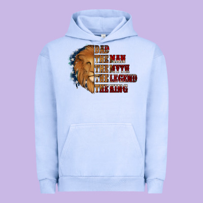 Dad The Man The Myth The Legend The King Urban Hoodie Designed By Jasminsmagicworld