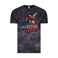 Cloud Black All American Mama Vintage Tee - LillyAllenDesigns