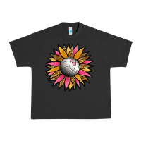 Pigment Black Volleyball Sunflower Urban Heavy Tee - Jasminsmagicworld