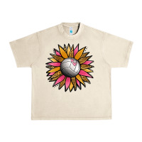 Sandshell Volleyball Sunflower Urban Heavy Tee - Jasminsmagicworld