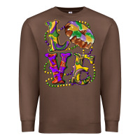 Chestnut mardi gras love with king cake Premium Sweatshirt - RanaPortraitStore