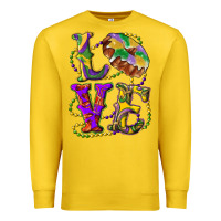 Lemon mardi gras love with king cake Premium Sweatshirt - RanaPortraitStore