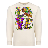 Sandshell mardi gras love with king cake Premium Sweatshirt - RanaPortraitStore