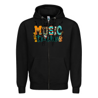 Black music teacher Zipper Hoodie - RanaPortraitStore